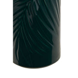 Bali Dark Green Large Storage Jar With Bamboo Lid