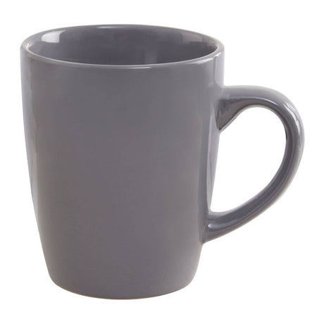 16 Piece Dark Grey Stoneware Dinner Set