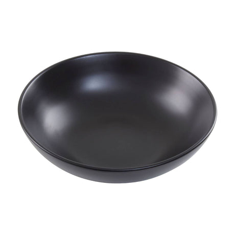 16 Piece Black Stoneware Dinner Set