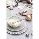 Twelve Piece Grey Stoneware Dinner Set