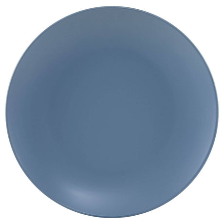 Twelve Piece Blue Stoneware Dinner Set