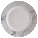 Avie 16Pc White And Grey Marble Dinner Set