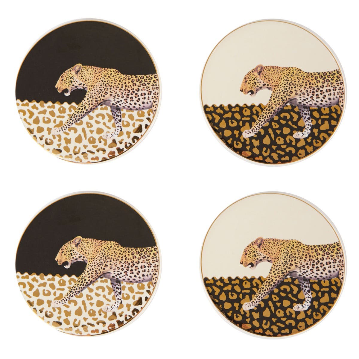 London Leo Set Of Four Coasters