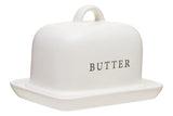 Farmhouse Cream Large Butter Dish