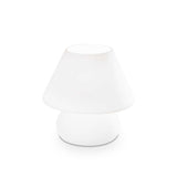 Elegant Prato Modern White Table Lamp