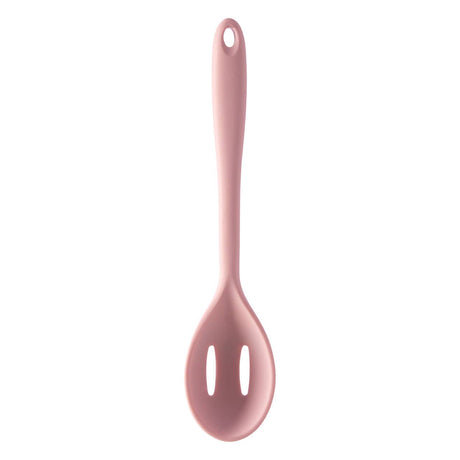 Zing Light Pink Silicone Slotted Spoon