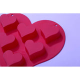 Mimo Red Silicone 6 Baking Mould