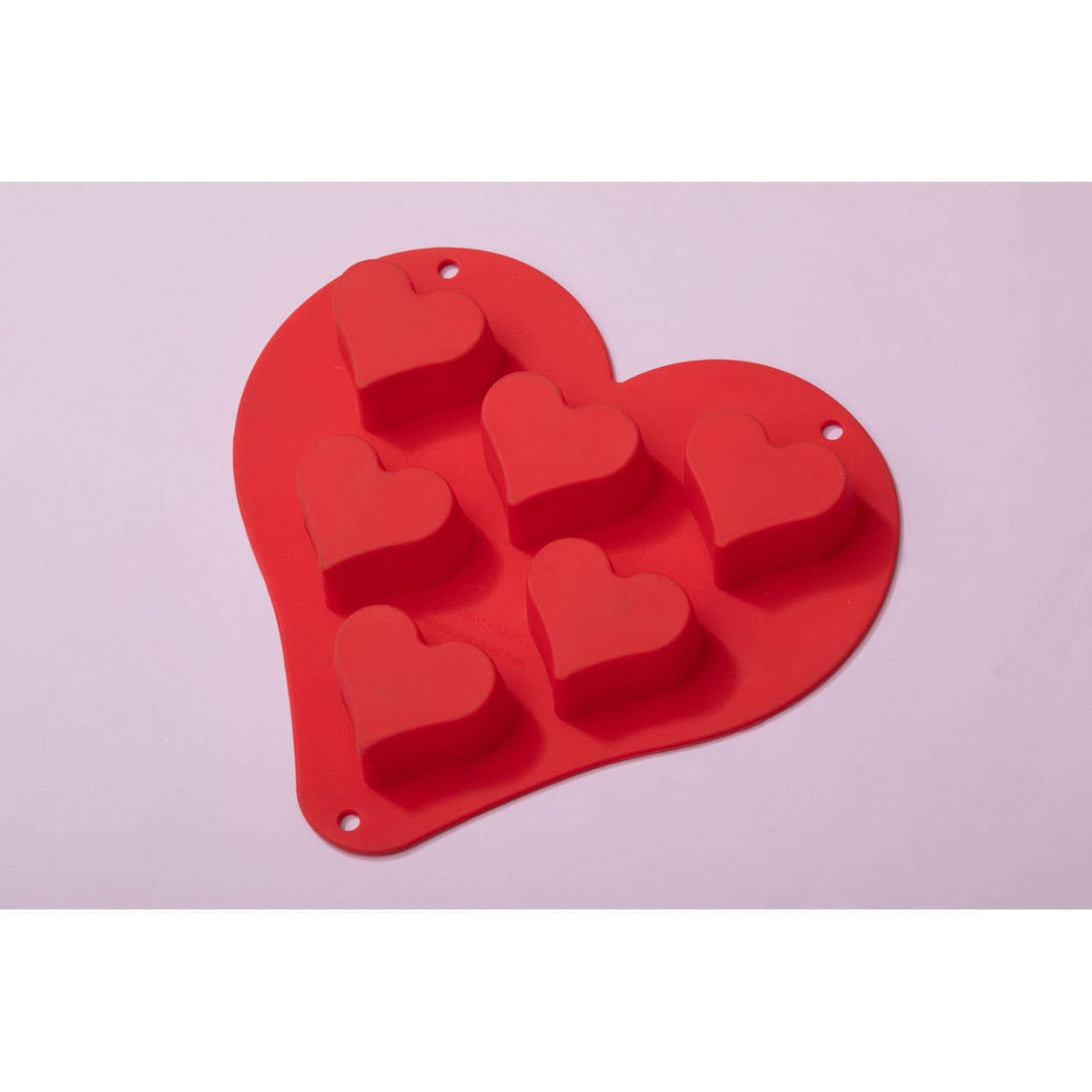 Mimo Red Silicone 6 Baking Mould