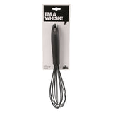 Zing Black Silicone Whisk
