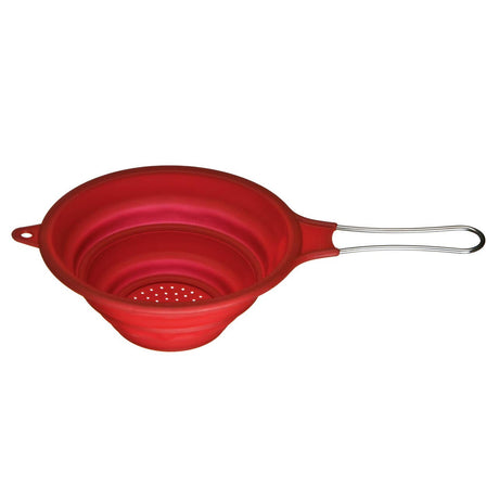 Red Silicone Zing Strainer