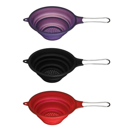 Red Silicone Zing Strainer