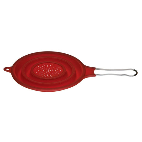 Red Silicone Zing Strainer