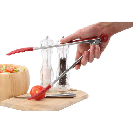 Red Silicone Zing Tongs