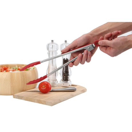 Red Silicone Zing Tongs