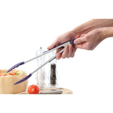 Zing Purple Silicone Tongs