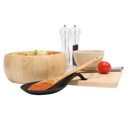 Black Silicone Zing Spoon Rest
