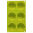 6 Sunflower Lime Green Cake Mould