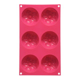 6 Flower Hot Pink Cake Mould