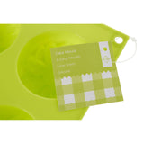 6 Daisy Lime Green Cake Mould