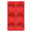 6 Rose Red Cake Mould