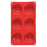 6 Rose Red Cake Mould