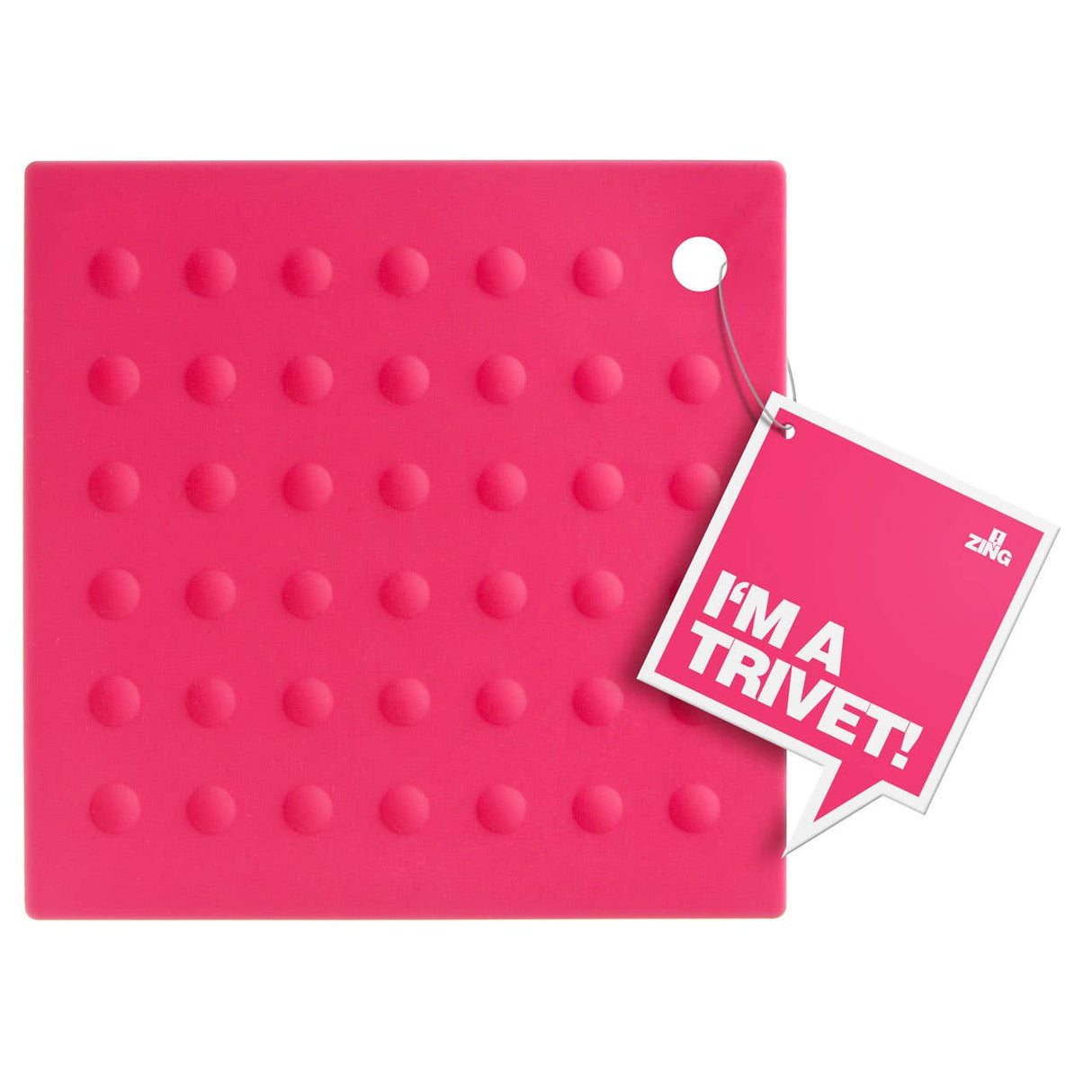 Zing Hot Pink Trivet