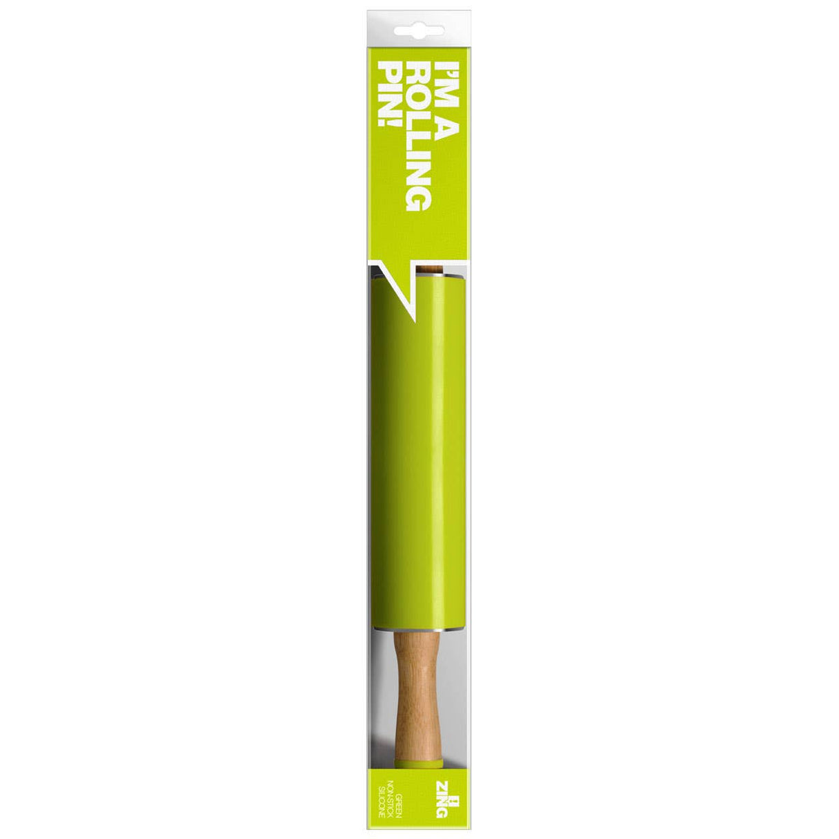 Zing Green Silicone Rolling Pin