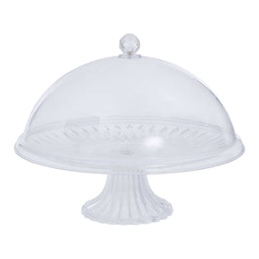 Clear Cake Stand With Dome
