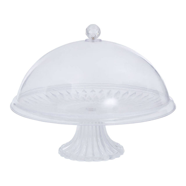 Clear Cake Stand With Dome