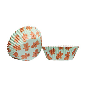 Gingerbread 60Pcs Medium Cupcake Cases