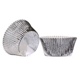 Silver 40Pcs Large Cupcake Cases