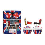 Diva Cool Britannia Cupcake Cases and Toppers Set
