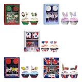 Rocket Cupcake Cases And Toppers Set