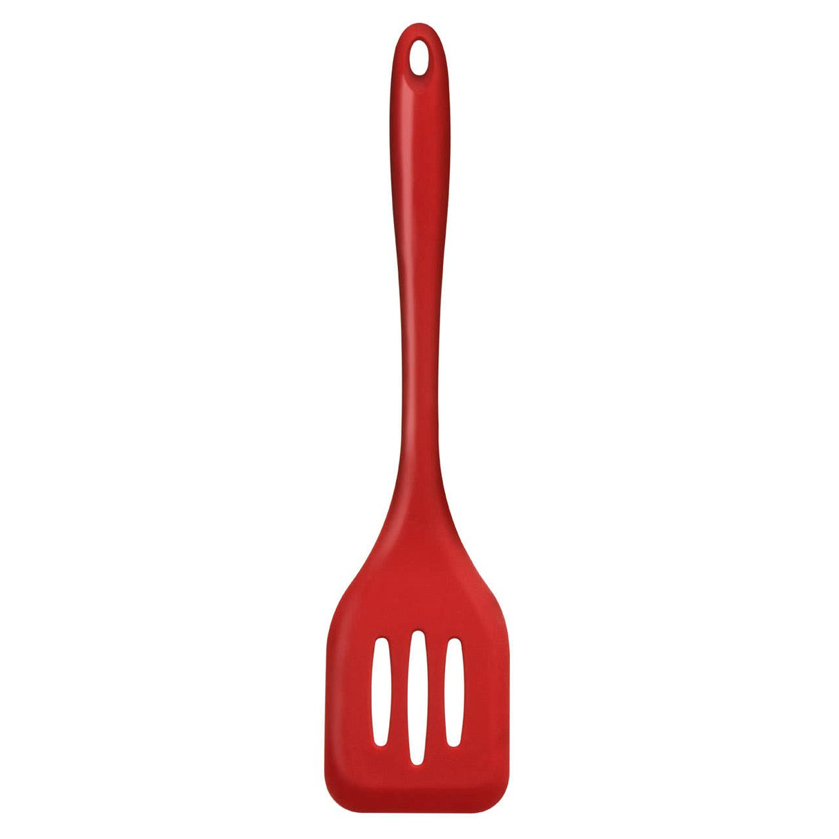 Zing Red Silicone Slotted Turner