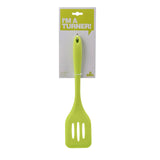 Zing Lime Green Silicone Slotted Turner
