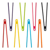 Zing Red Silicone Tongs