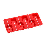 6 Heart Moulds And 12 Sticks Cake Pop Mould