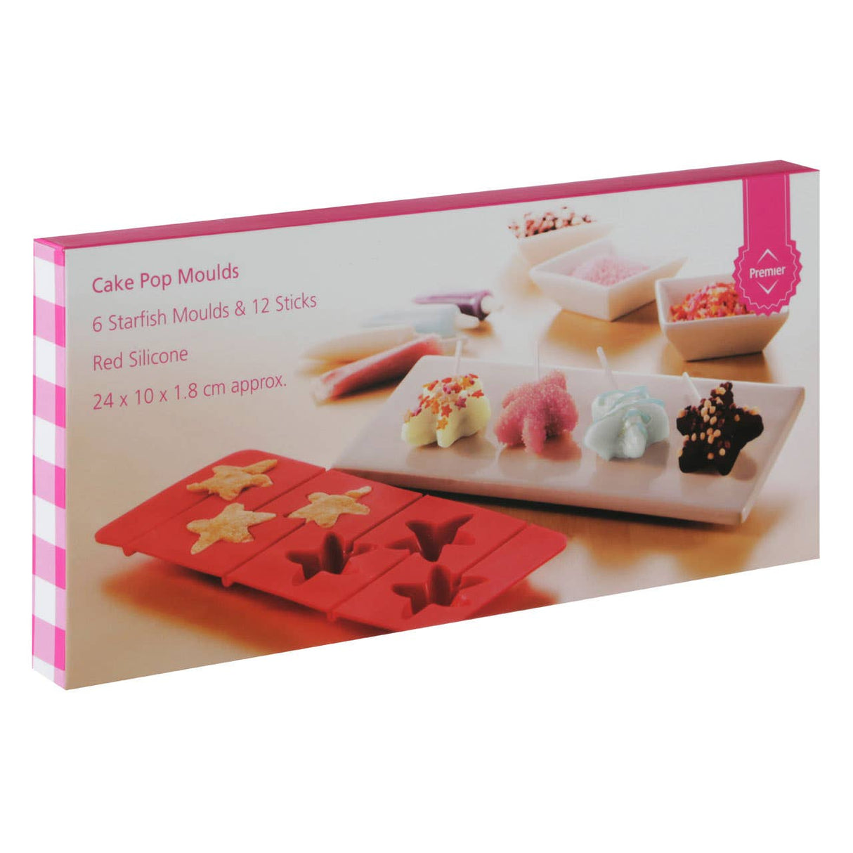 6 Starfish Cake Pop Mould