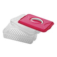 Hot Pink 2 Layer Food Container