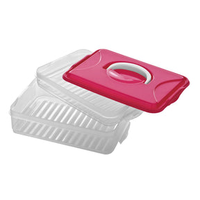 Hot Pink 2 Layer Food Container