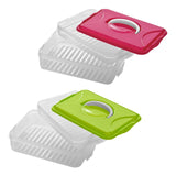 Hot Pink 2 Layer Food Container