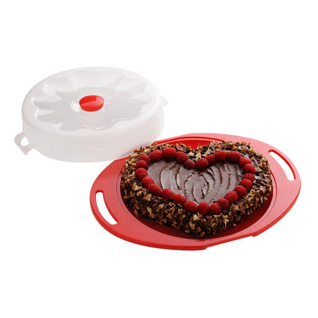 Cake Storer And Carrier With Handles