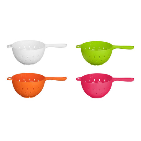 Orange Plastic Colander with Large Holes