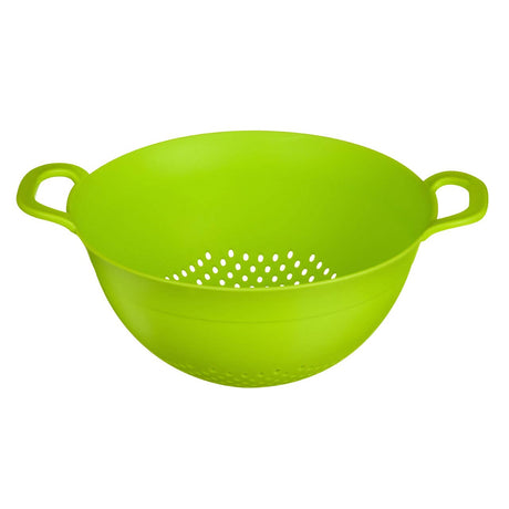 Lime Green Plastic Large Colander