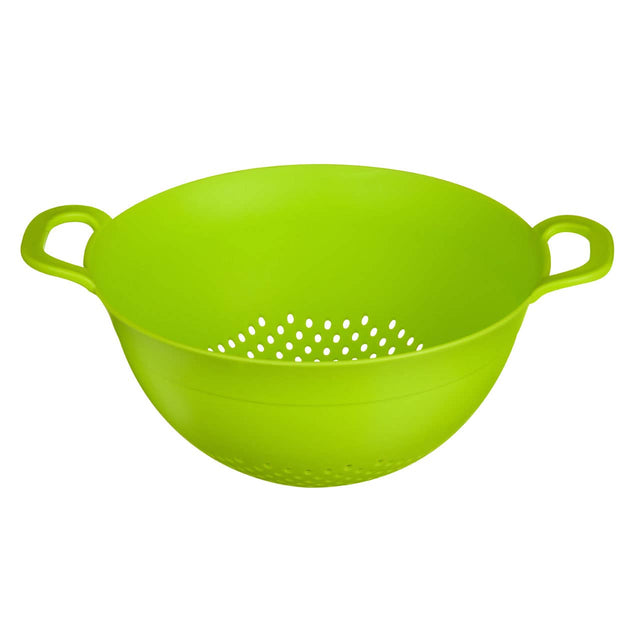 Lime Green Plastic Large Colander