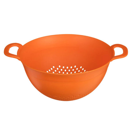 Orange Plastic Large Colander
