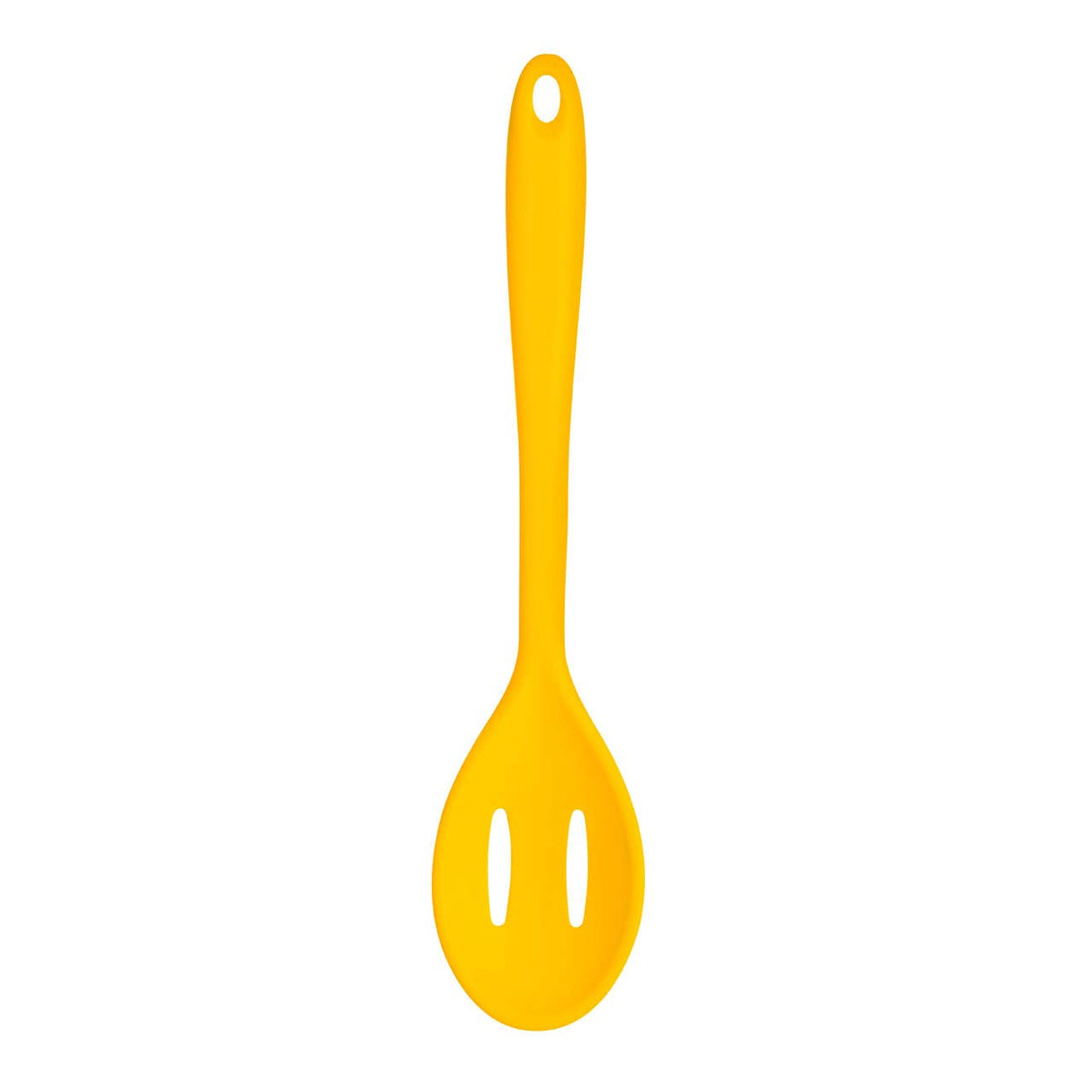 Zing Yellow Silicone Slotted Spoon