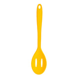Zing Yellow Silicone Slotted Spoon