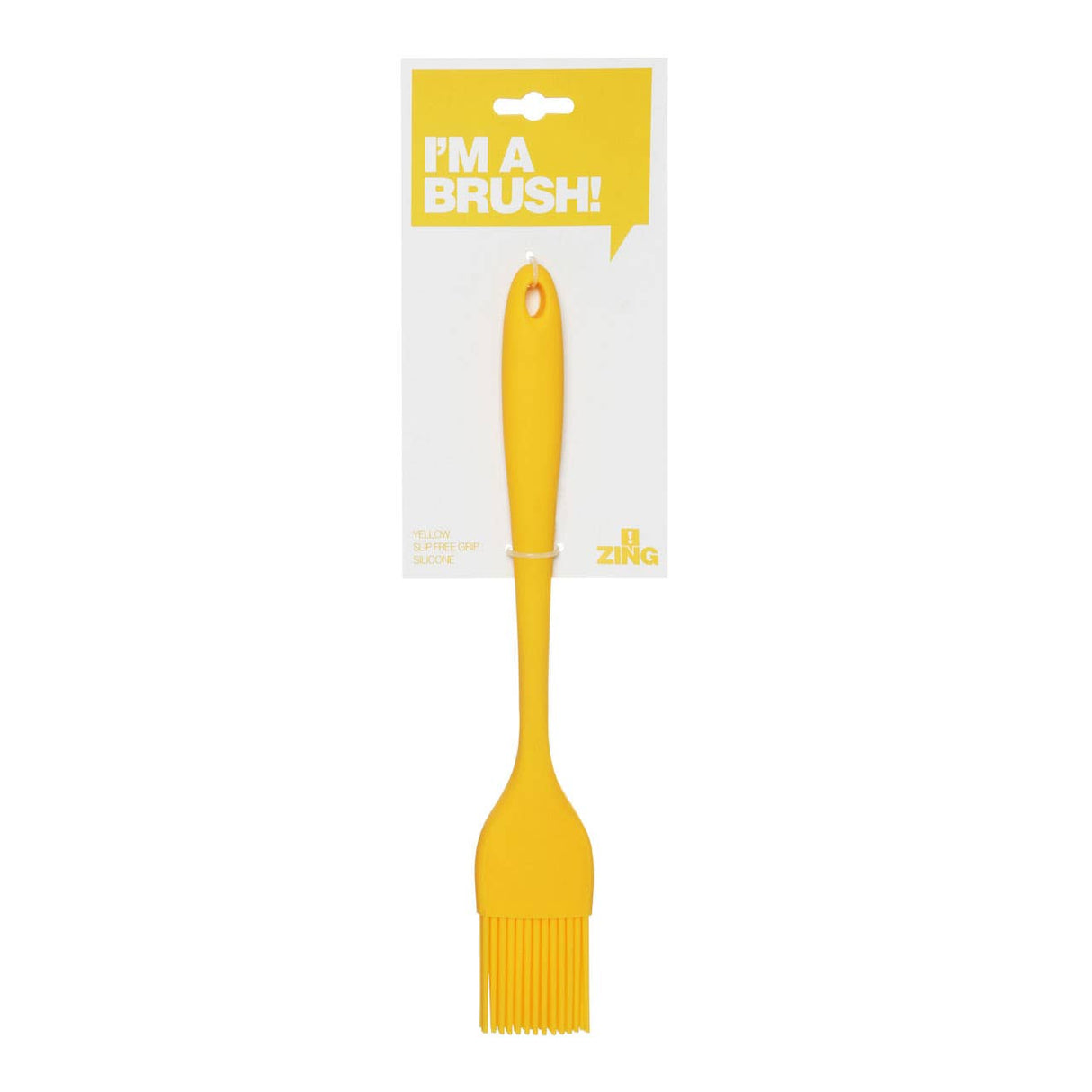 Zing Yellow Silicone Brush