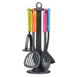 Tyri 5pc Grey Nylon Kitchen Tool Set